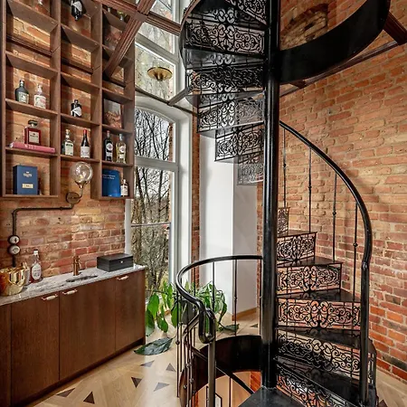 公寓 Luxurious In A Historic Fire Tower With Old Town View *